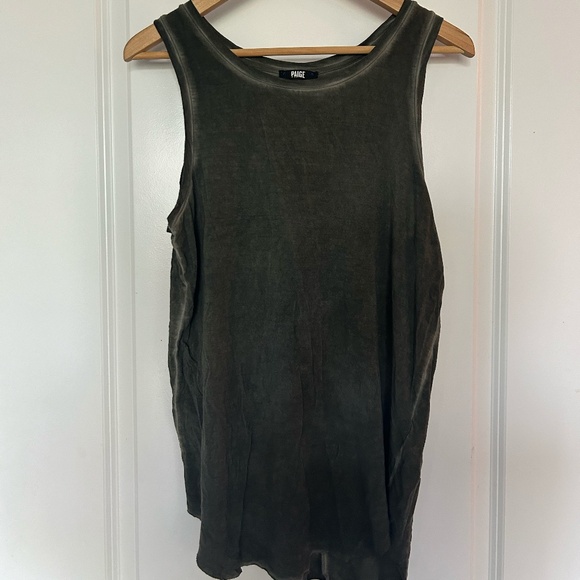 Paige Garment Dyed Tank Top - Picture 1 of 15